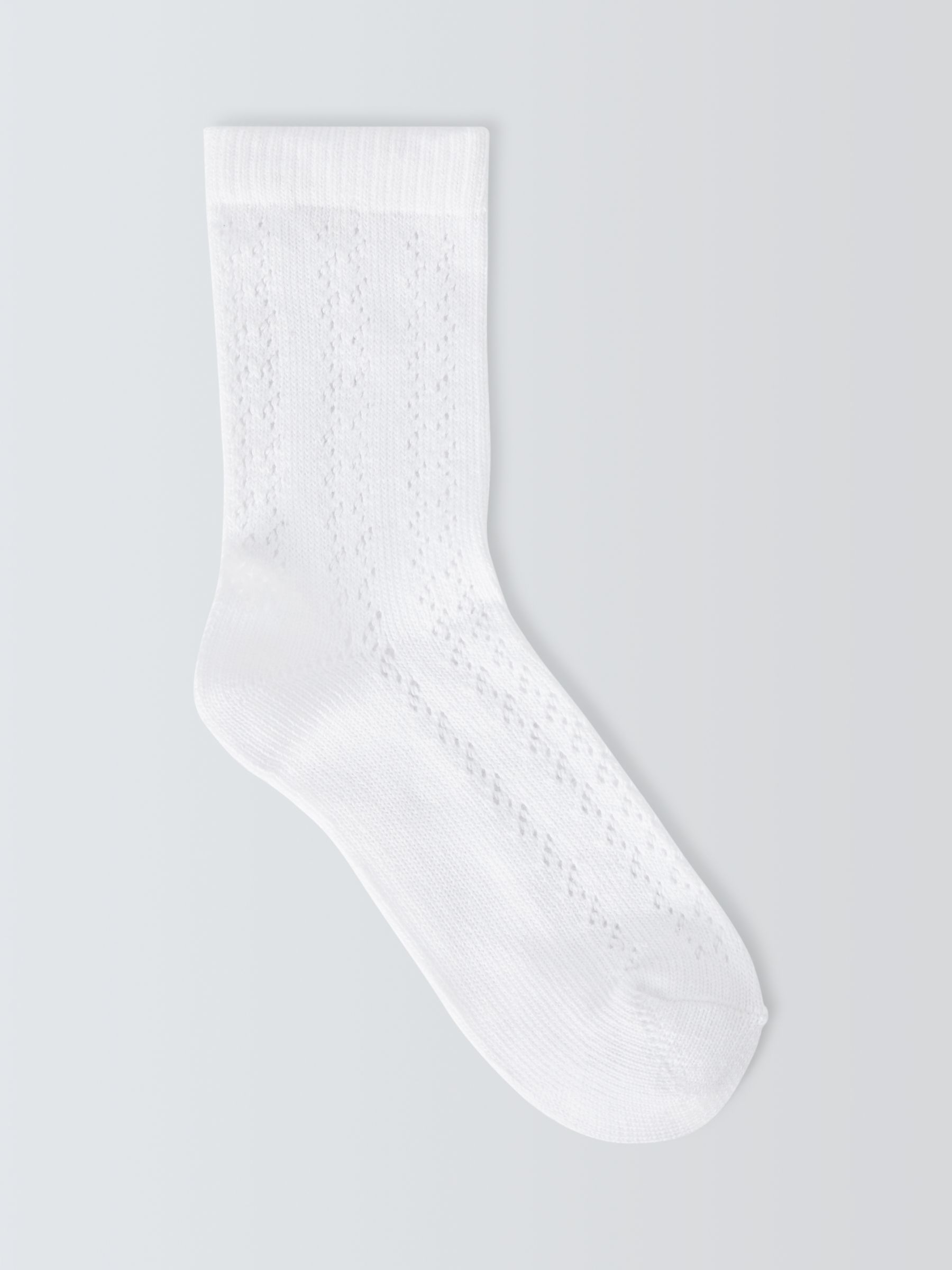 Buy John Lewis Children's Knee High Pellerine Socks, Pack of 5, White ...