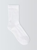 John Lewis Kids' Knee High Socks, Pack of 5, Black at John Lewis & Partners