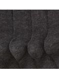 John Lewis Children's Knee High Heart Socks, Pack of 5, Charcoal