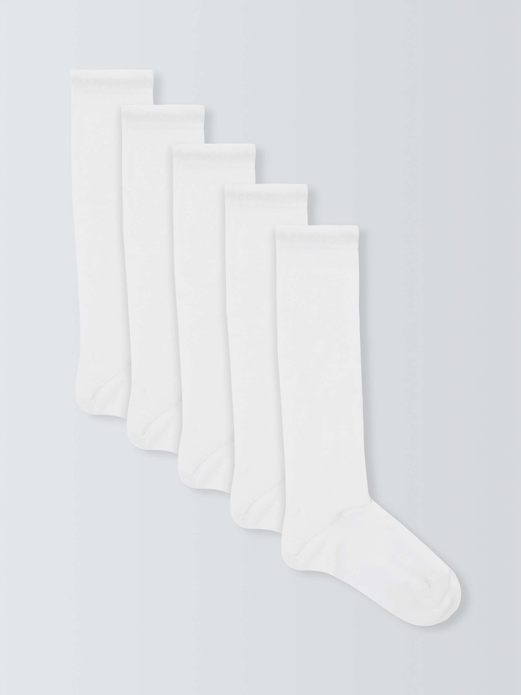 Buy John Lewis Kids' Knee High Socks, Pack of 5 Online at johnlewis.com