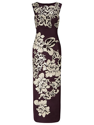 Phase Eight Collection 8 Doris Embroidered Maxi Dress, Aubergine