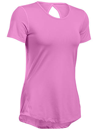 Under Armour HeatGear CoolSwitch Short Sleeve Top, Purple