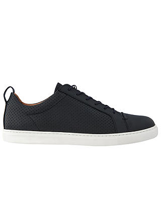 Whistles Kenley Lace Up Trainers,  Navy Leather