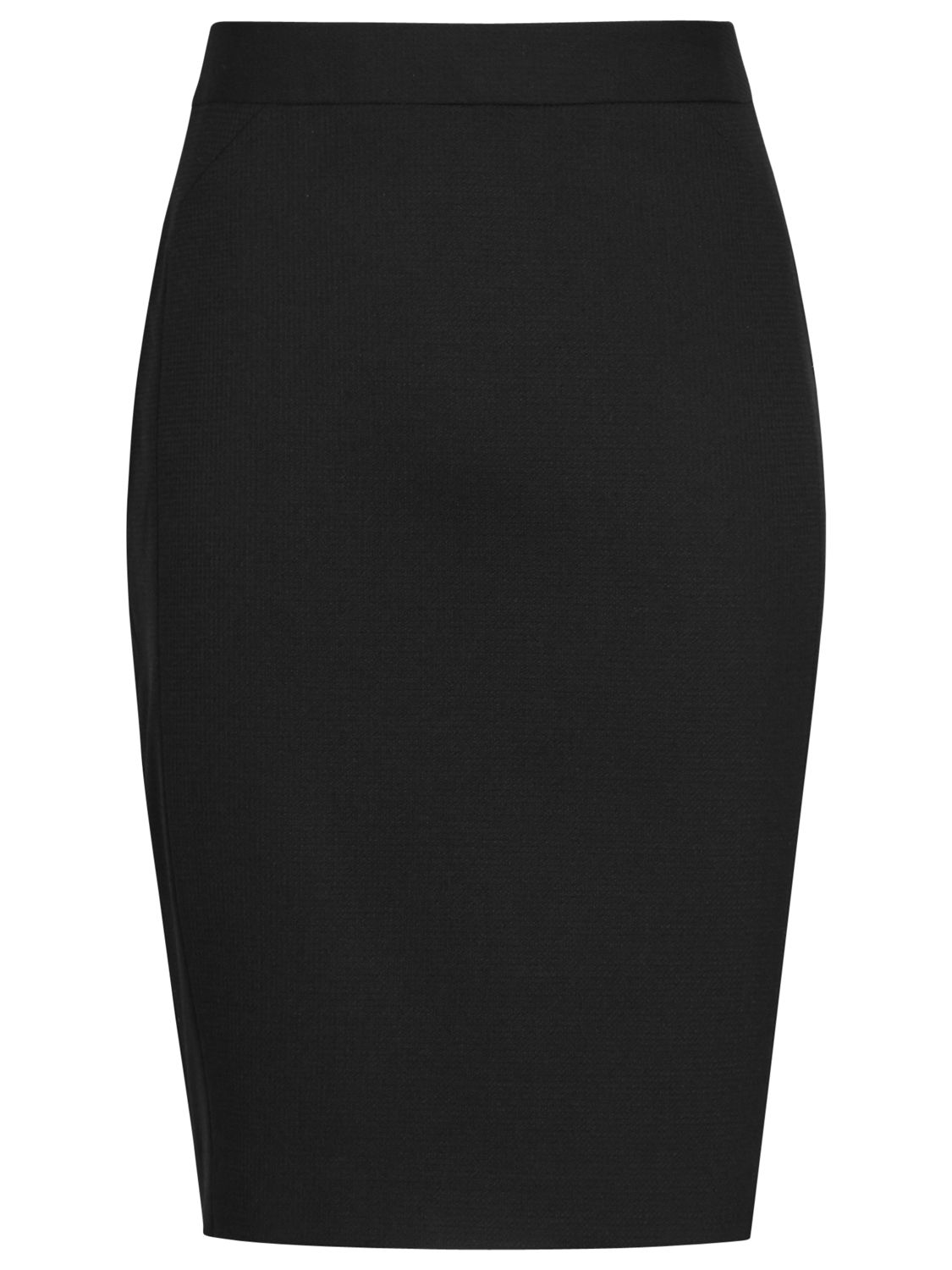 Reiss Dartmouth Textured Skirt, Black