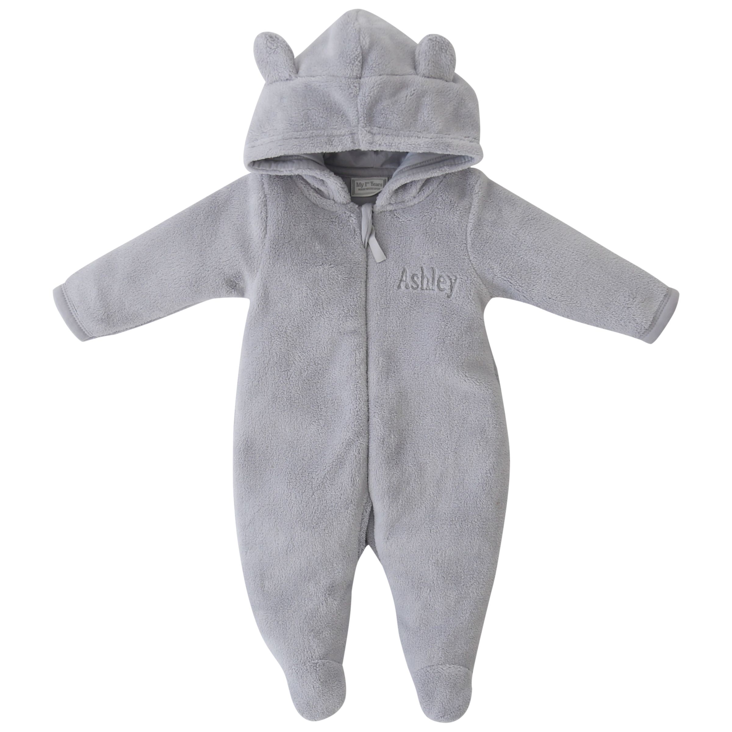 baby fleece bear suit
