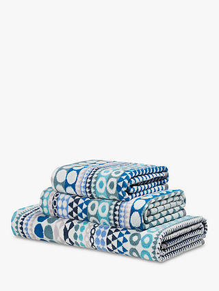 Margo Selby for John Lewis Bilbao Towels, Blue
