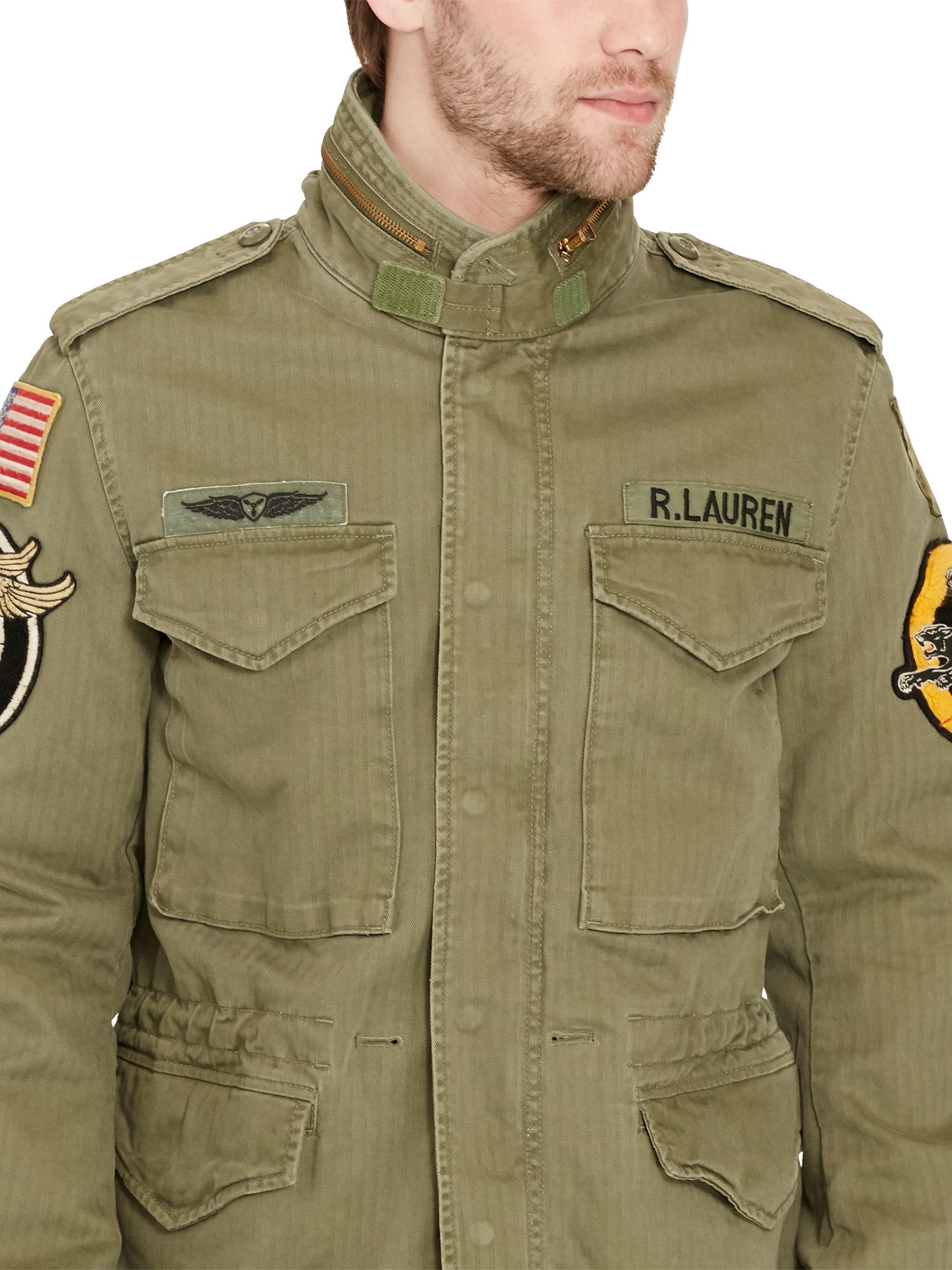 denim & supply military jacket