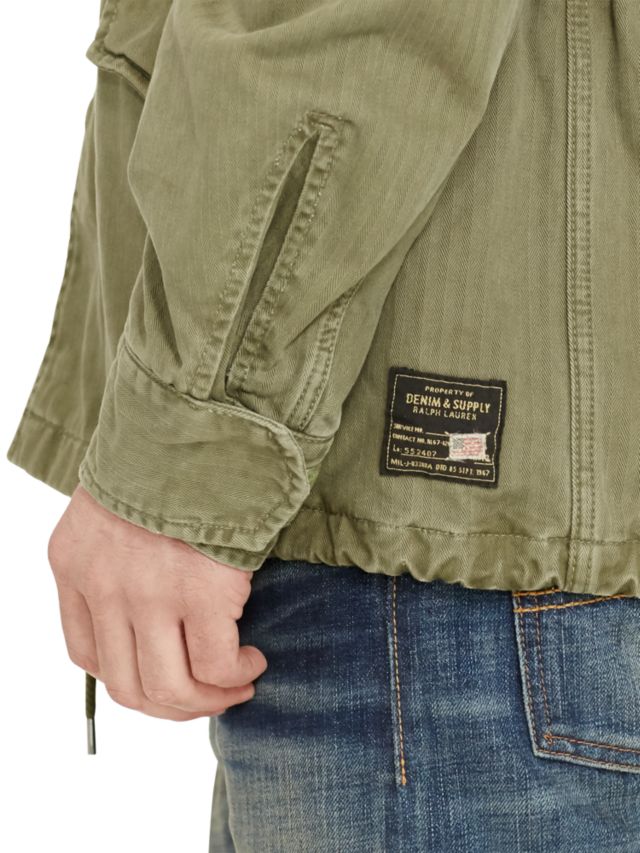 Ralph lauren denim sale supply military jacket