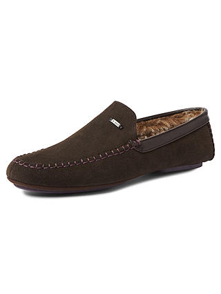 Ted Baker Morris Moccasin Suede Slippers