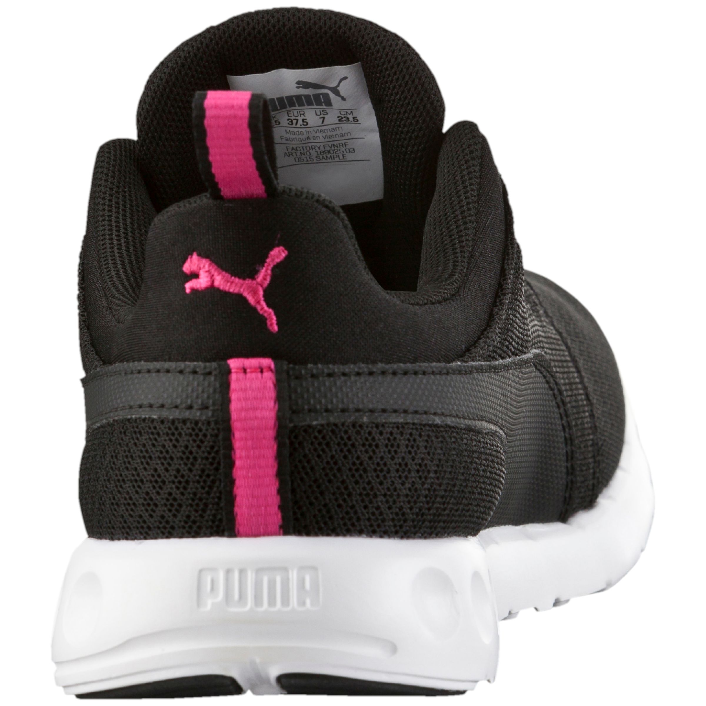 puma shoes women's black and pink