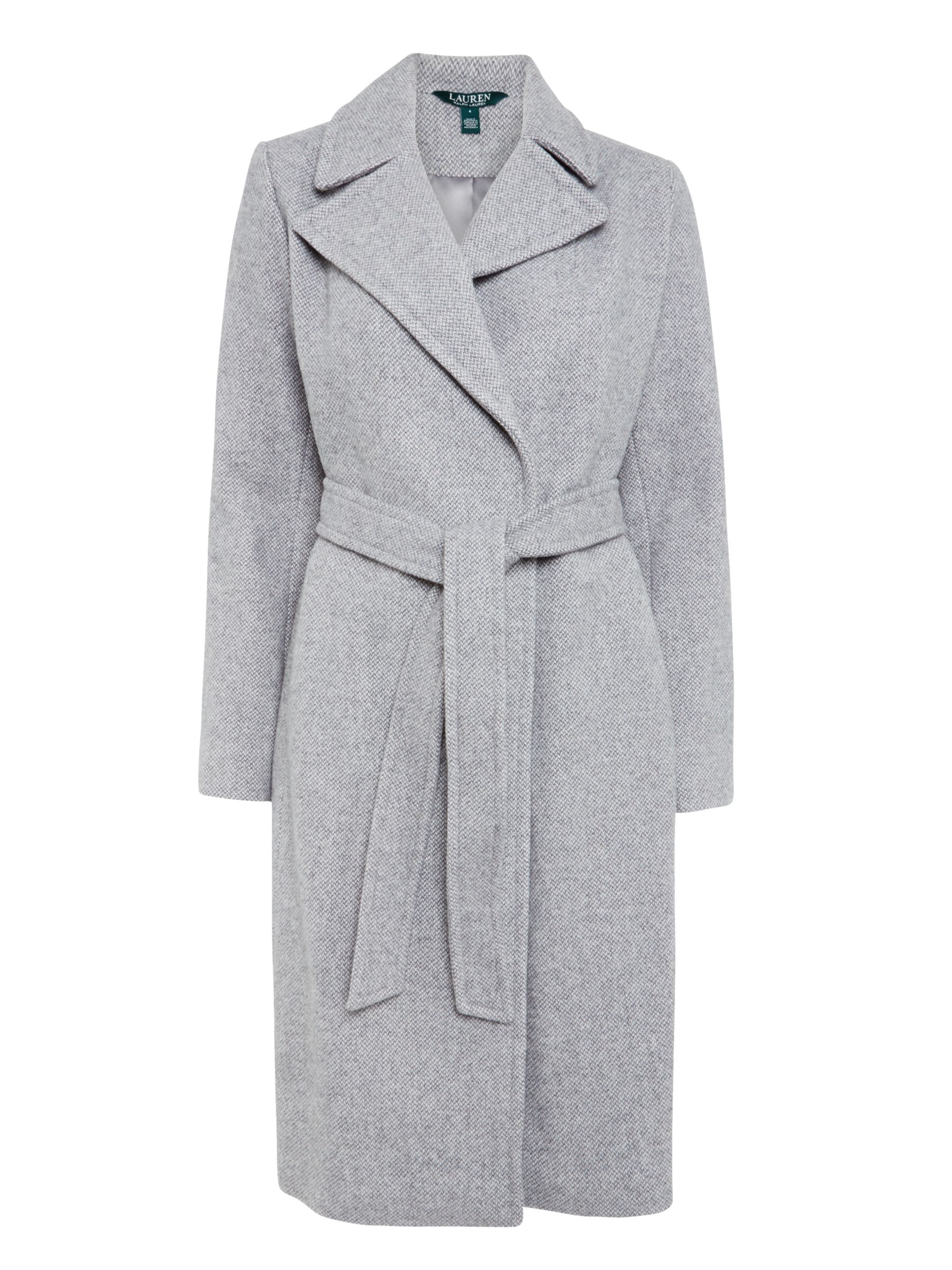 Lauren Ralph Lauren Wrap Coat, Grey at 