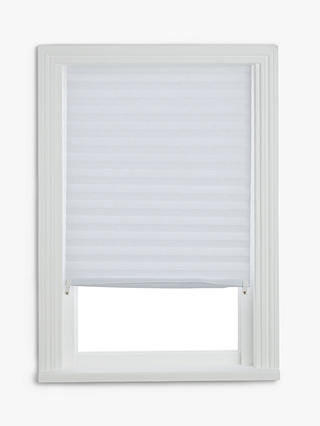 John Lewis ANYDAY Temporary Pleated Blind, White