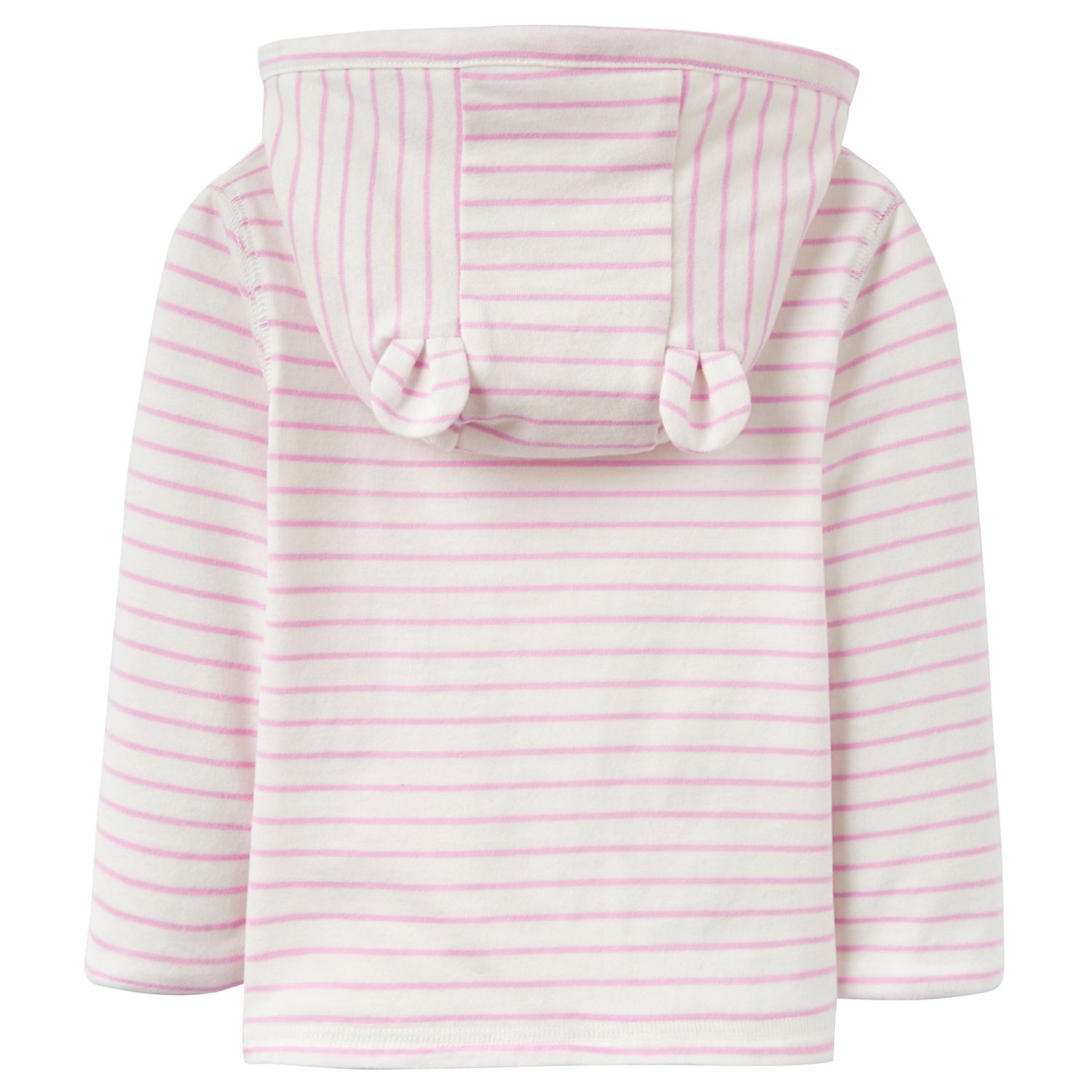Baby Joule Cuddle Striped Jumper, Pink at John Lewis & Partners