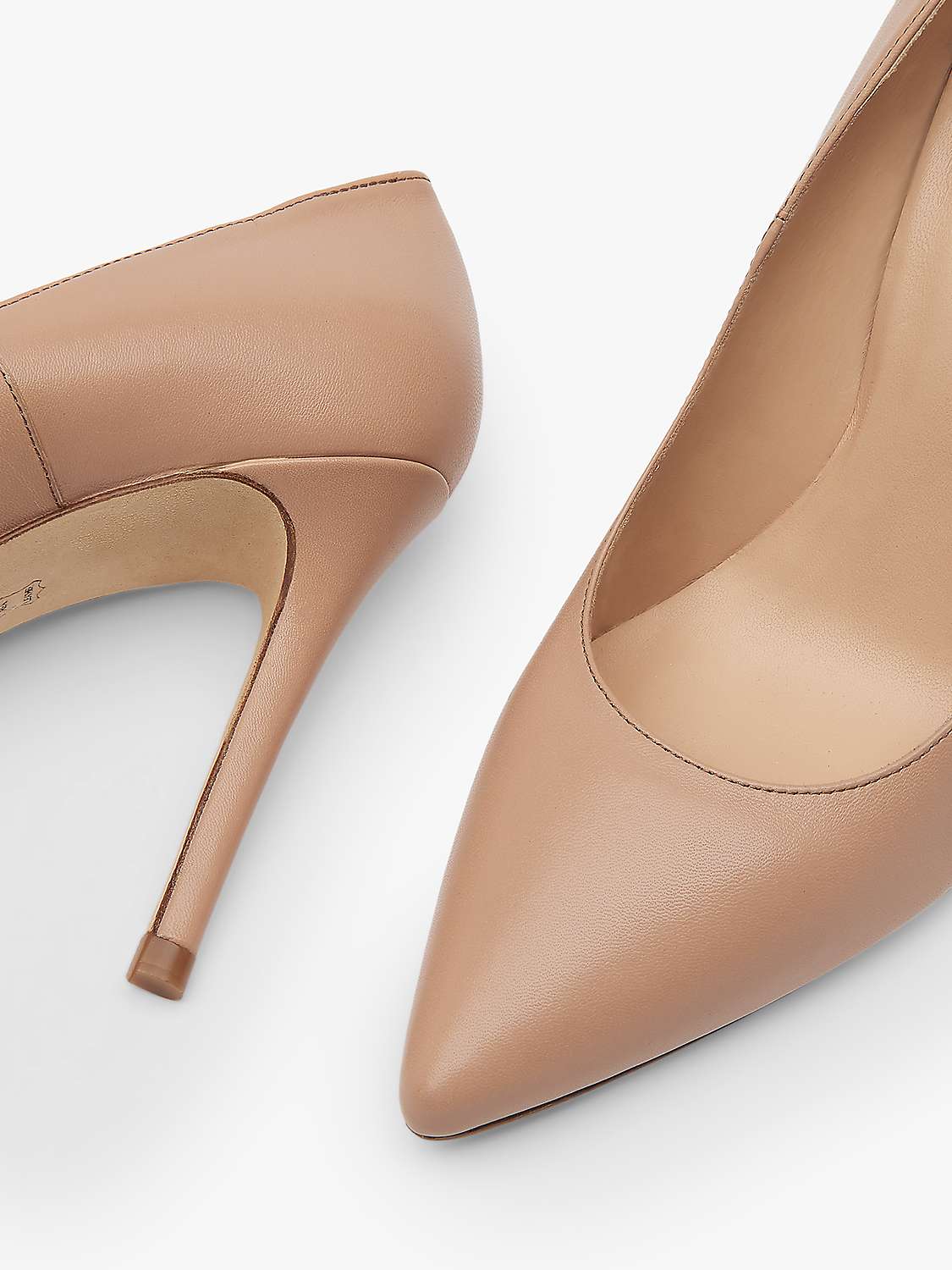 Buy L.K.Bennett Fern Pointed Toe Leather Court Shoes Online at johnlewis.com