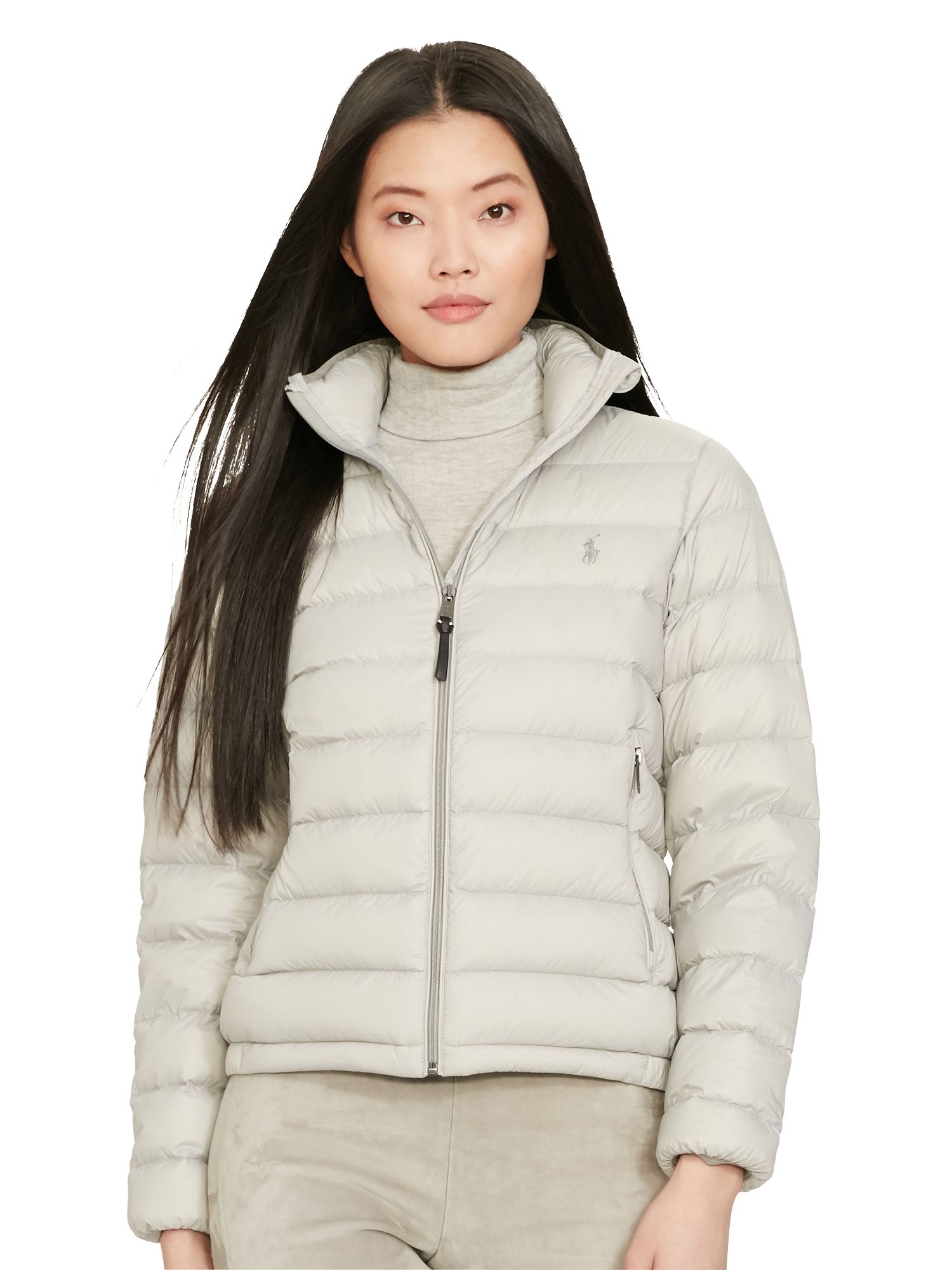 polo quilted jacket womens