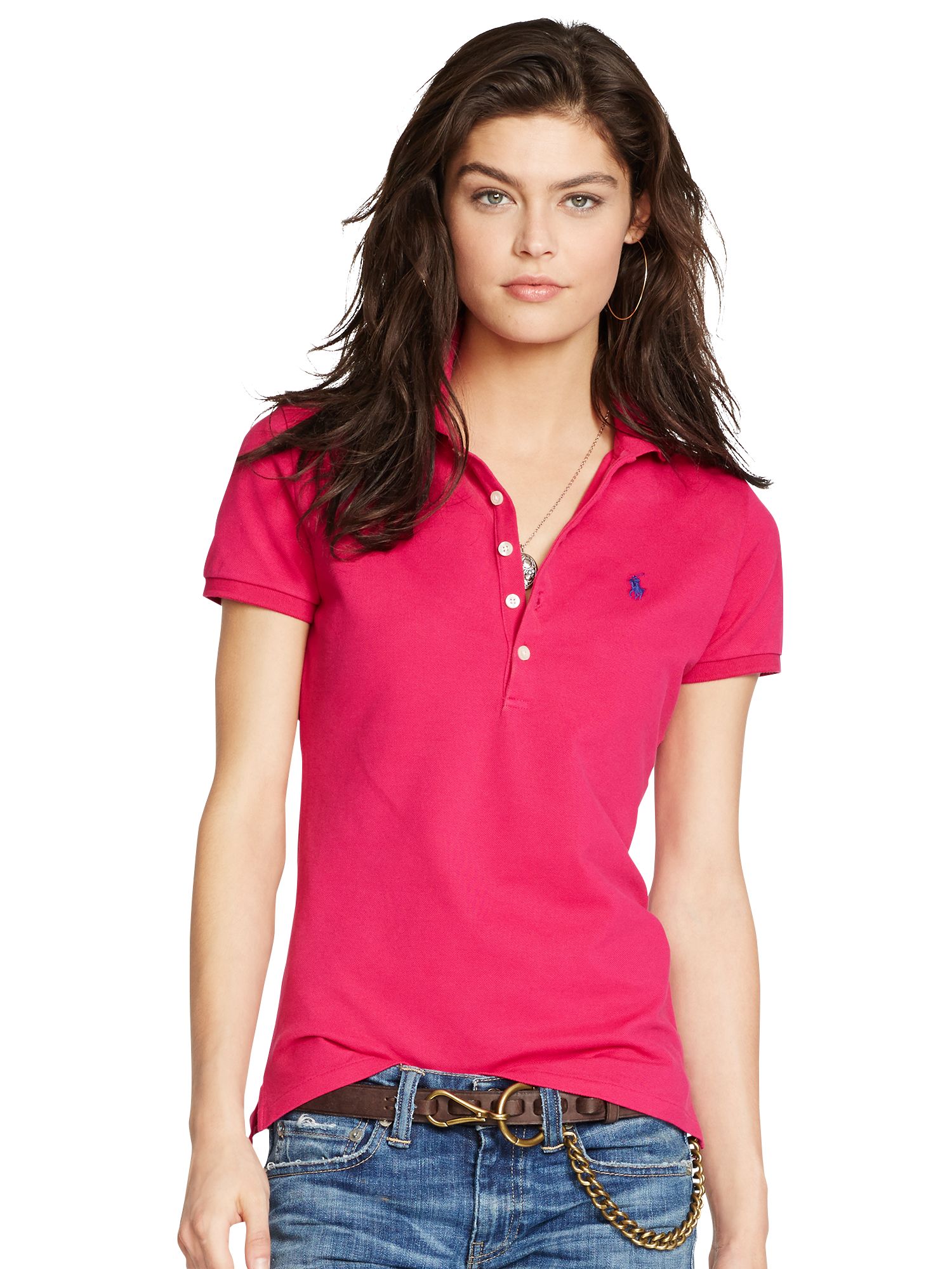 ralph lauren skinny fit polo shirt