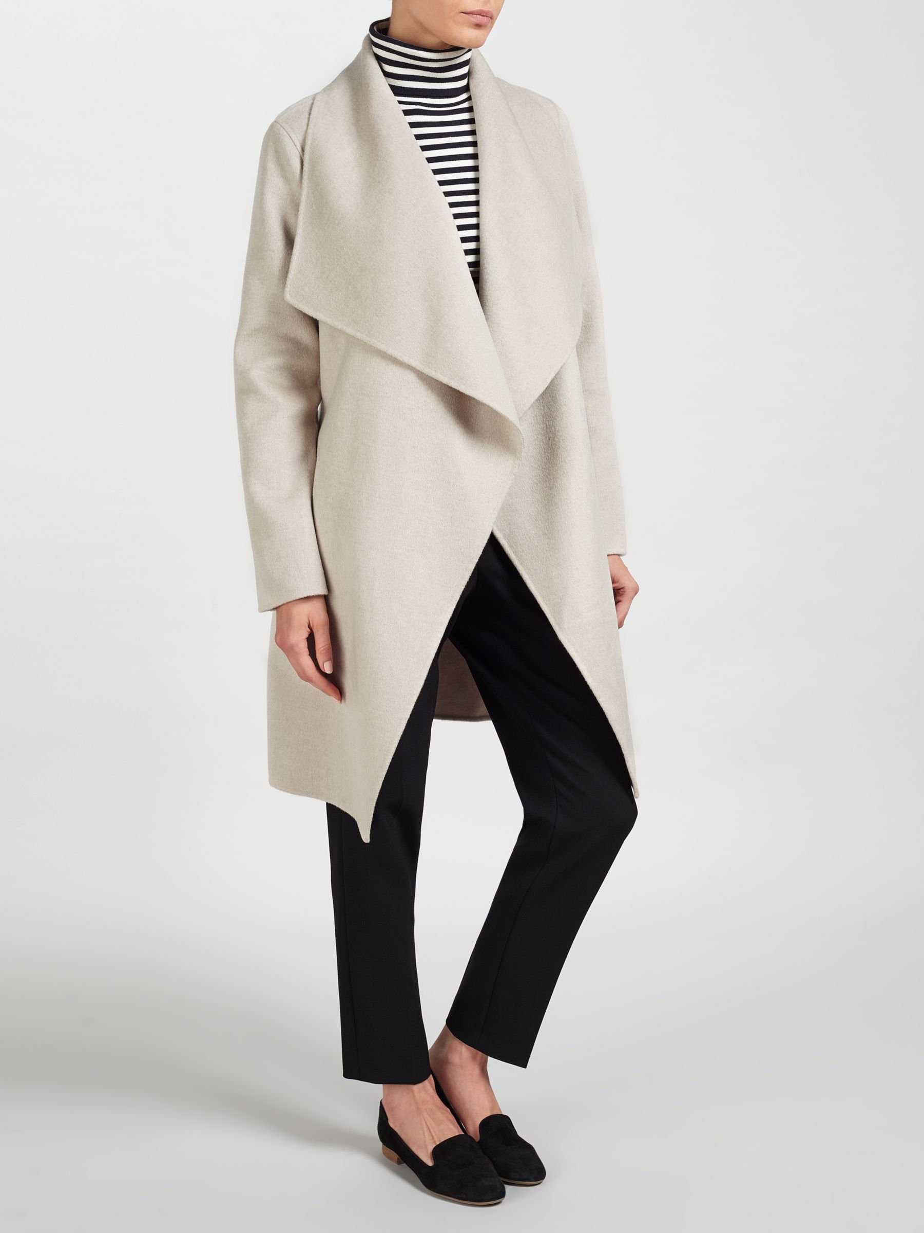 BOSS Catifa Wool Cashmere Belted Wrap 