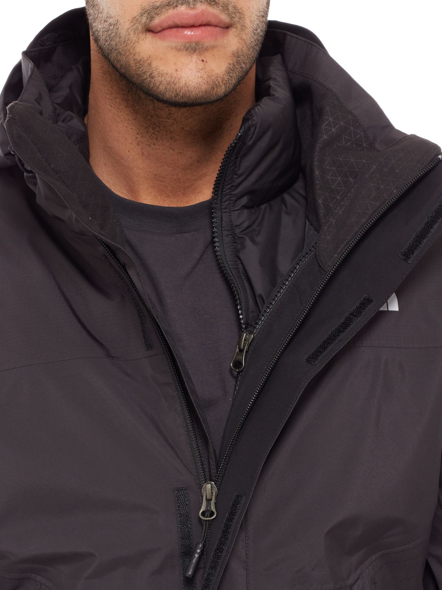 the north face men's mountain light triclimate jacket tnf black