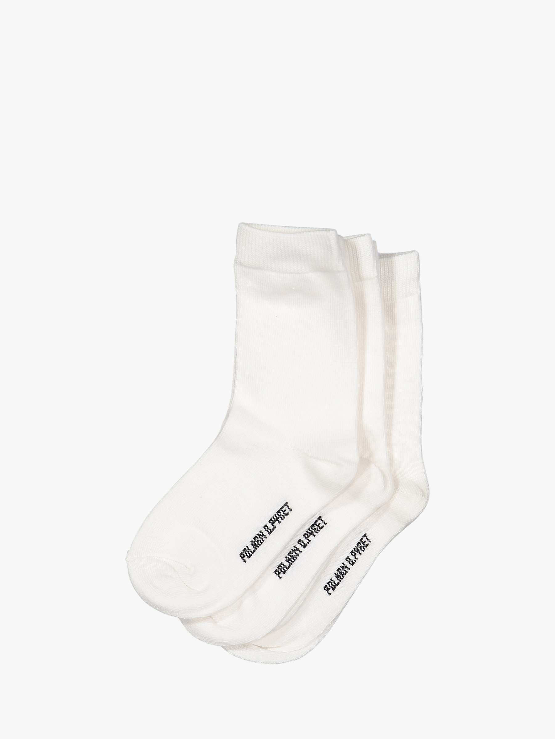 Buy Polarn O. Pyret Children's Plain Socks, Pack of 3 Online at johnlewis.com