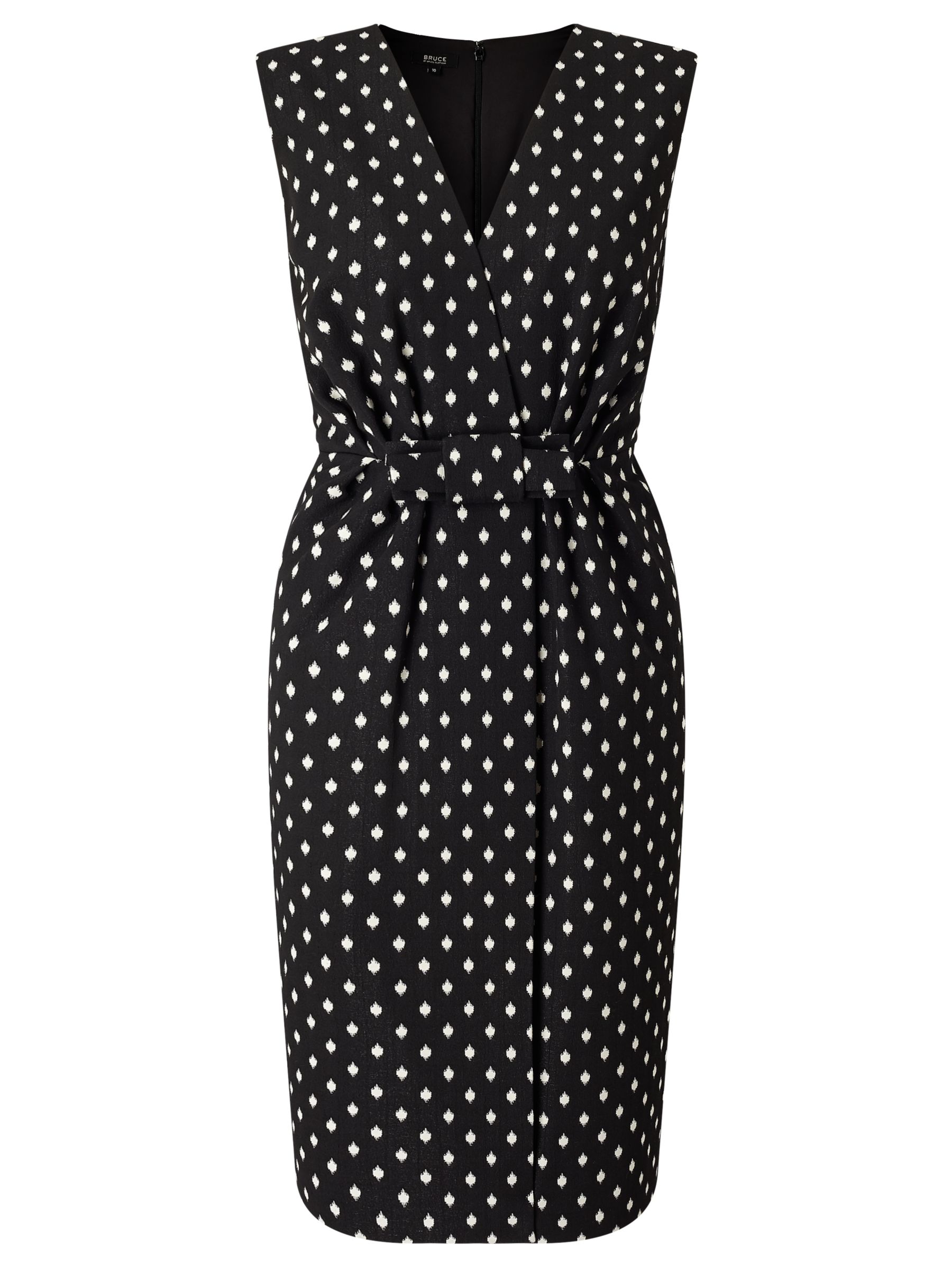 Bruce by Bruce Oldfield Jacquard Spot Dress, Black