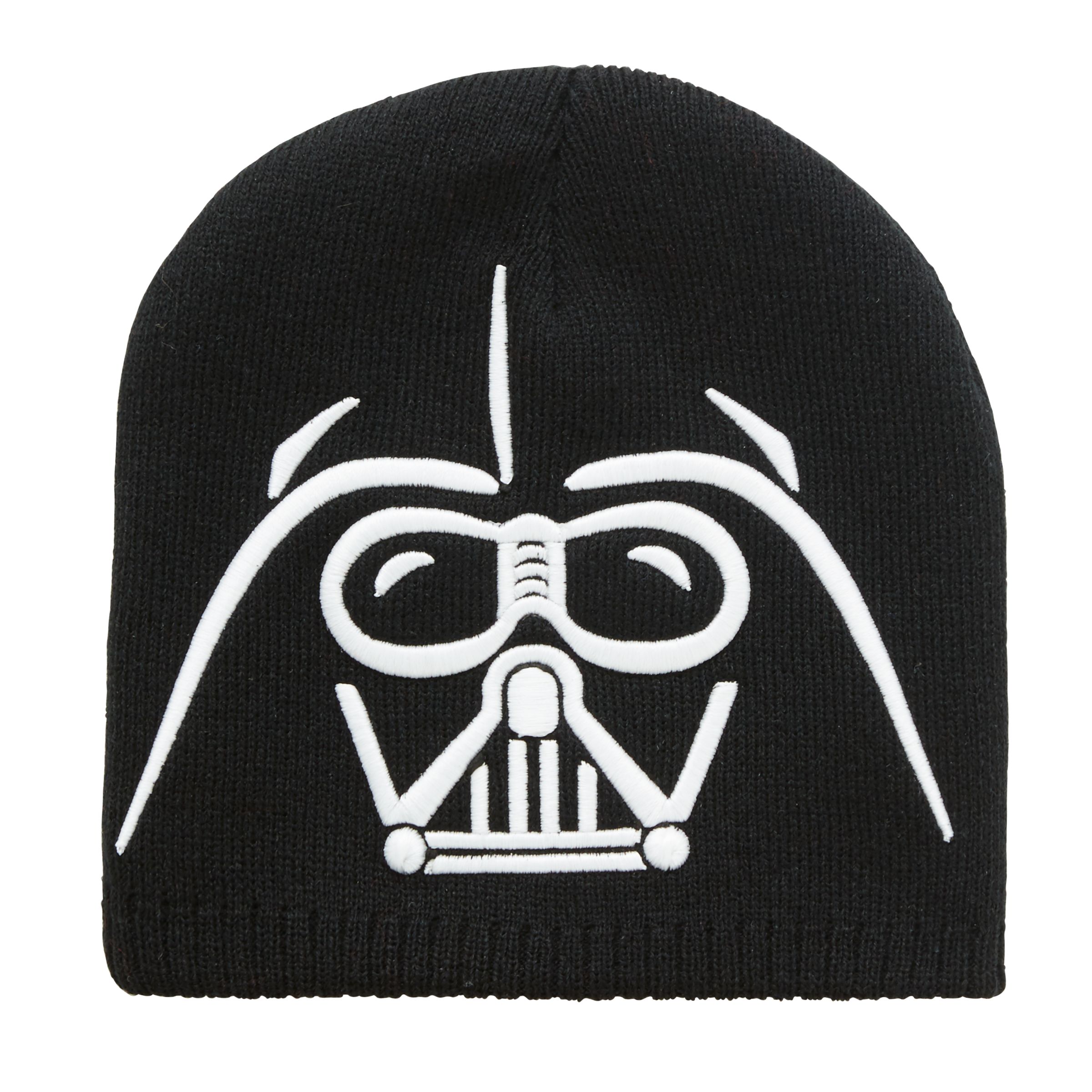 Star Wars Children's Darth Vader Beanie Hat, Black/White, 6-8 years
