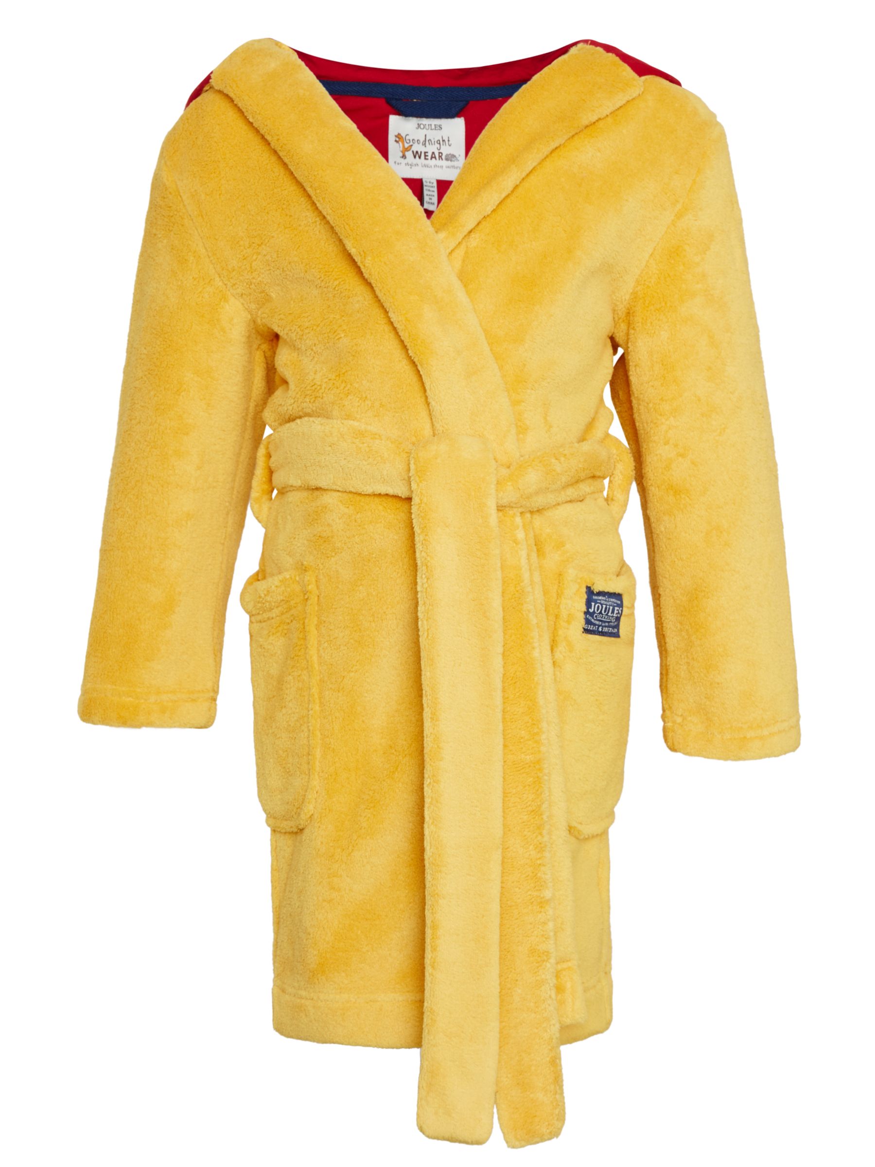 yellow dressing gown