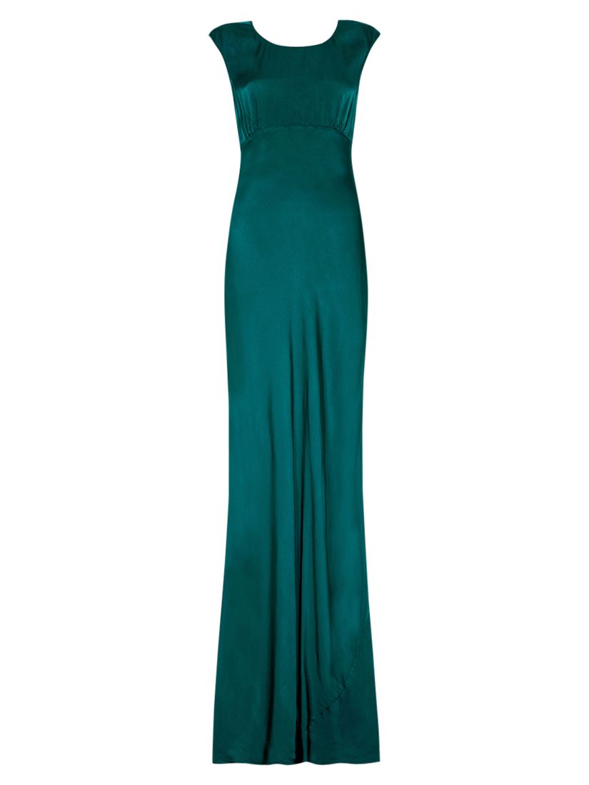 Ghost Salma Dress | Emerald at John Lewis & Partners