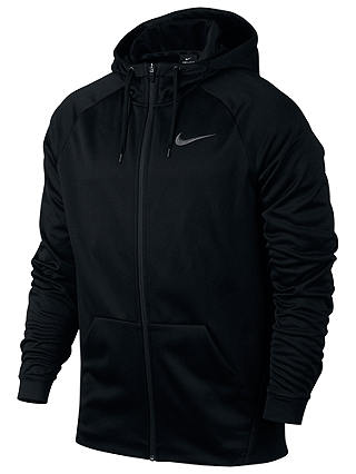 Nike Therma Training Hoodie, Black/Dark Grey