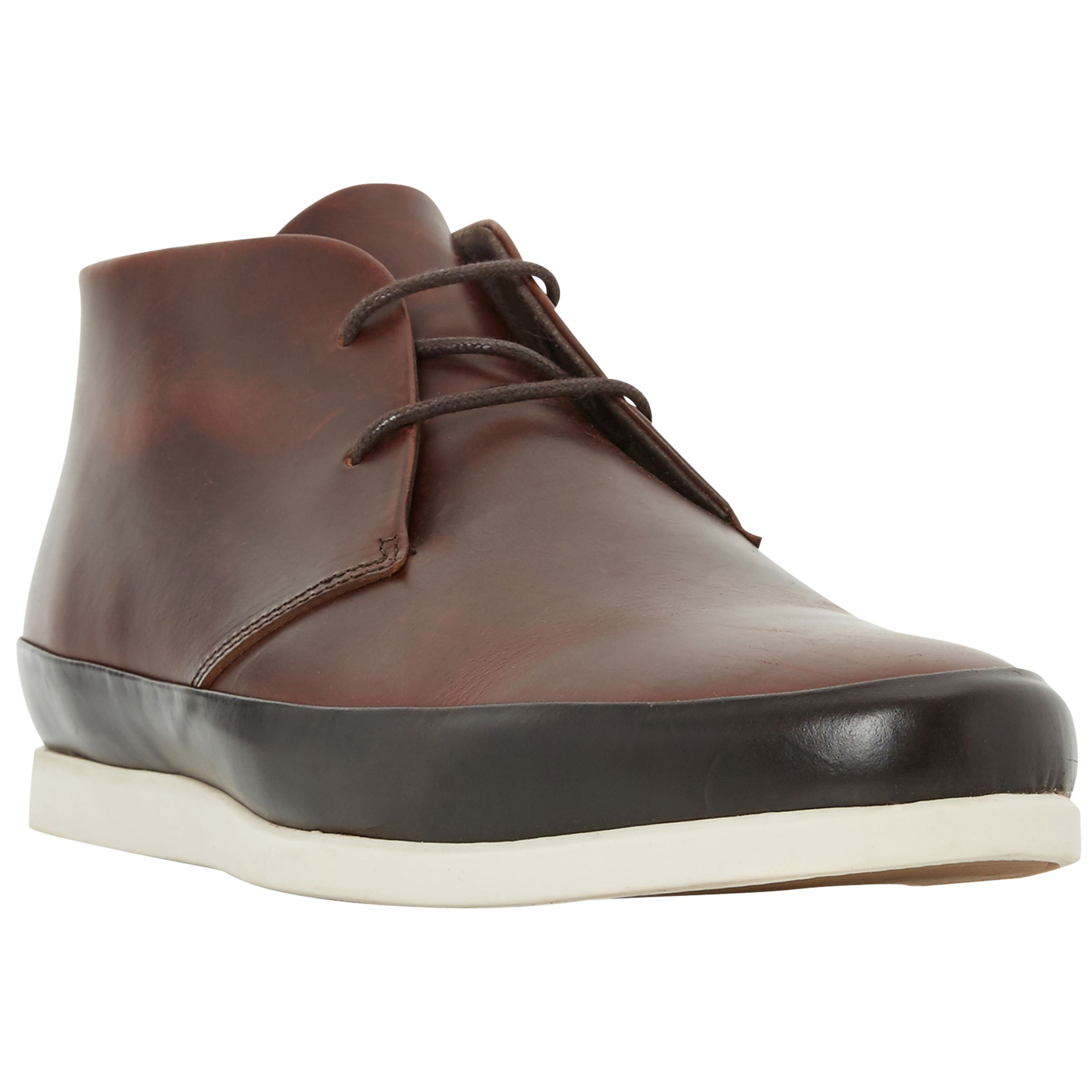 Bertie Curtis Smart Formal Leather Chukka Boots, Tan