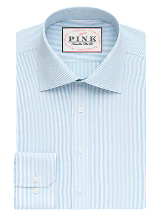 Thomas Pink Ferguson Stripe XL Sleeve Slim Fit Shirt