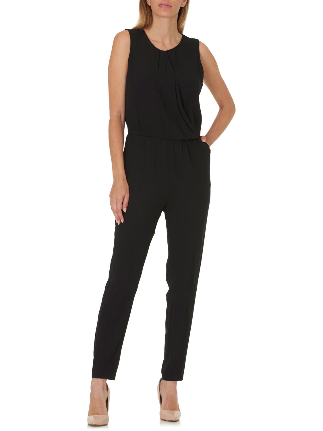 Betty & Co. Crepe Jumpsuit, Black