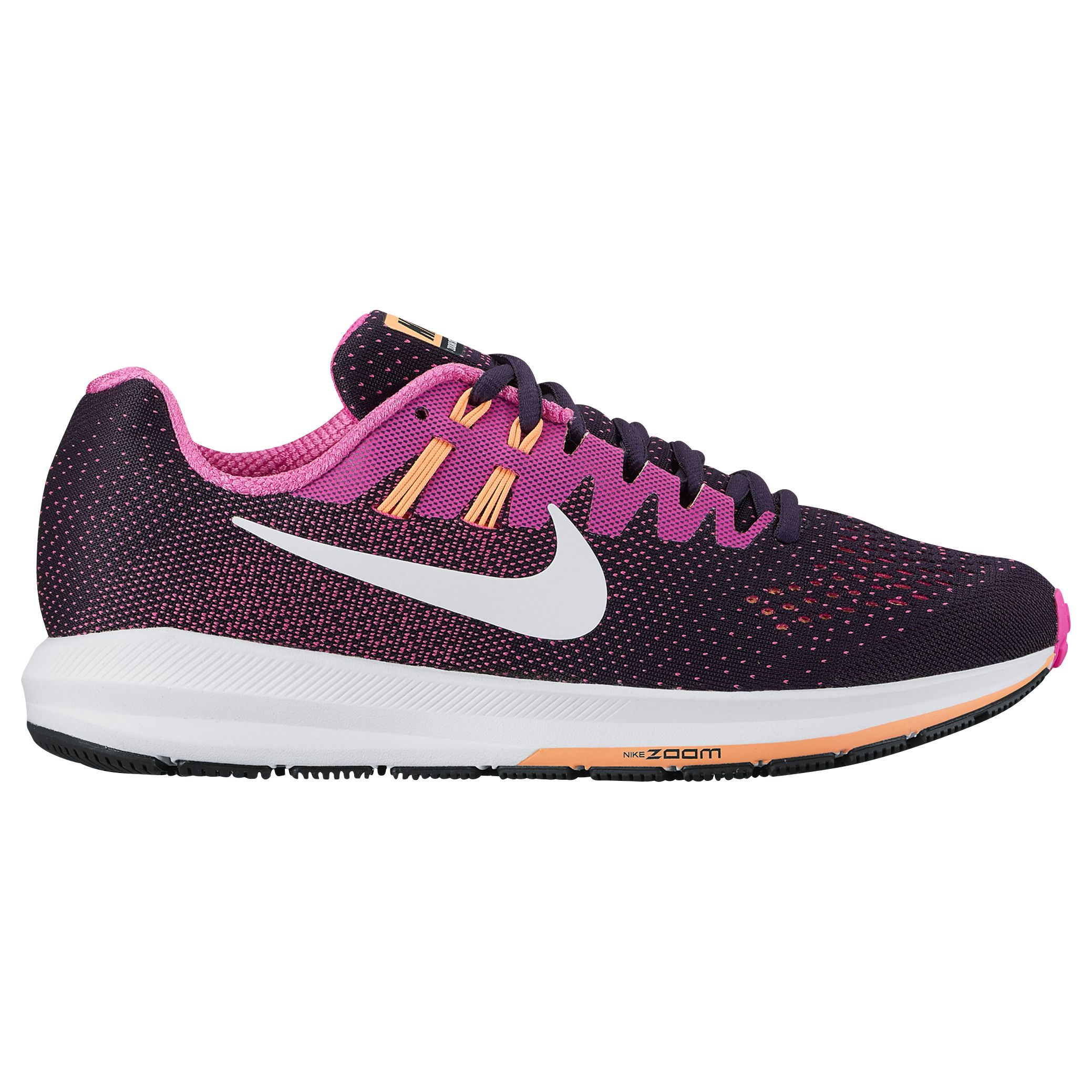 Nike Air Zoom Structure 20 Women's Running Shoes, Purple Dynastly/White ...
