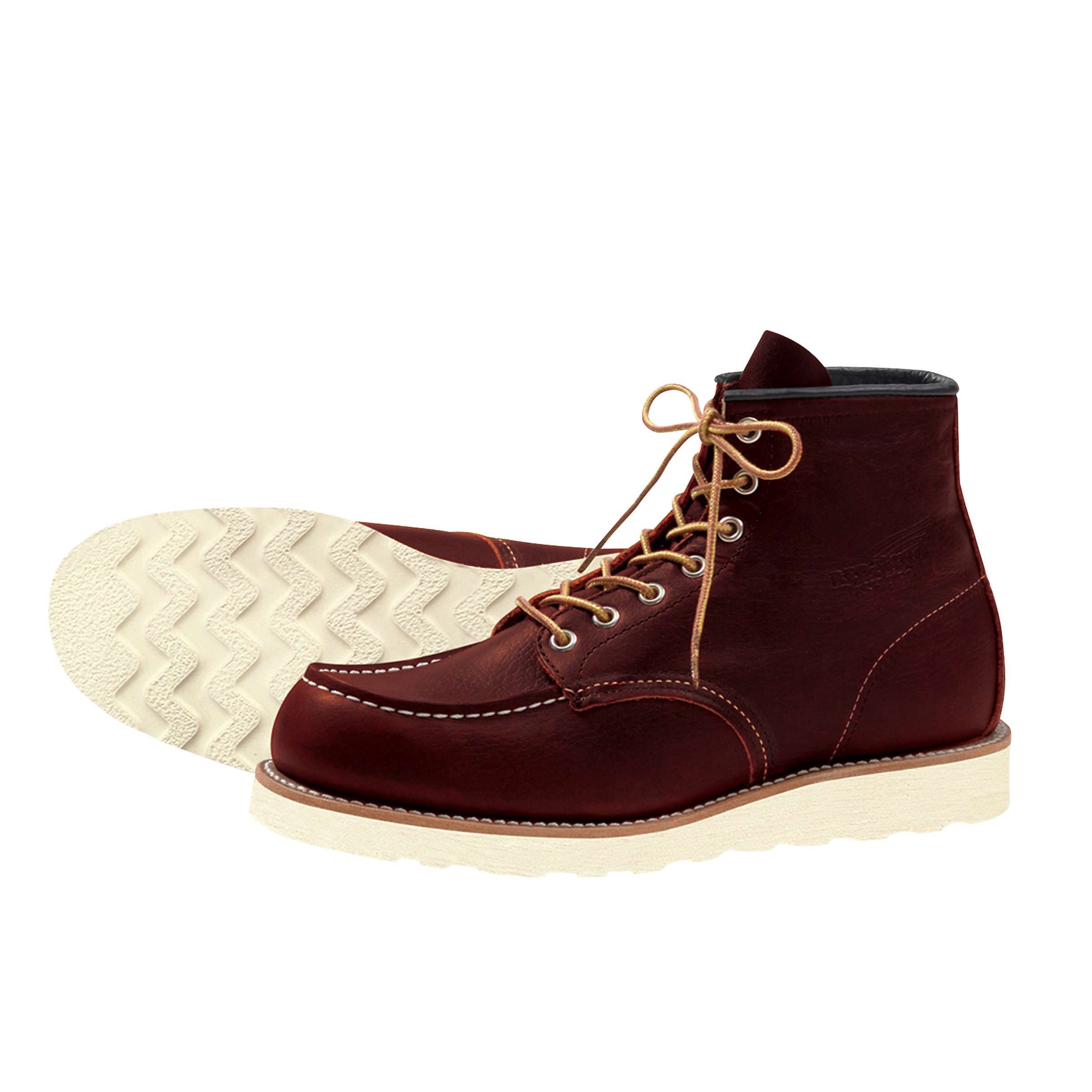 Red Wing Briar Leather Moc Toe Shoes for Men Mens Shoes Boots Chukka boots and desert boots 