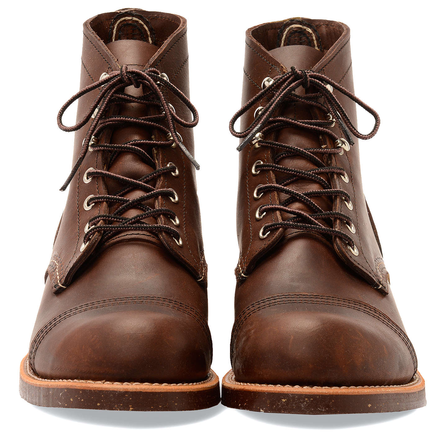 Red Wing 8111 Iron Ranger Boots, Amber Harness at John Lewis