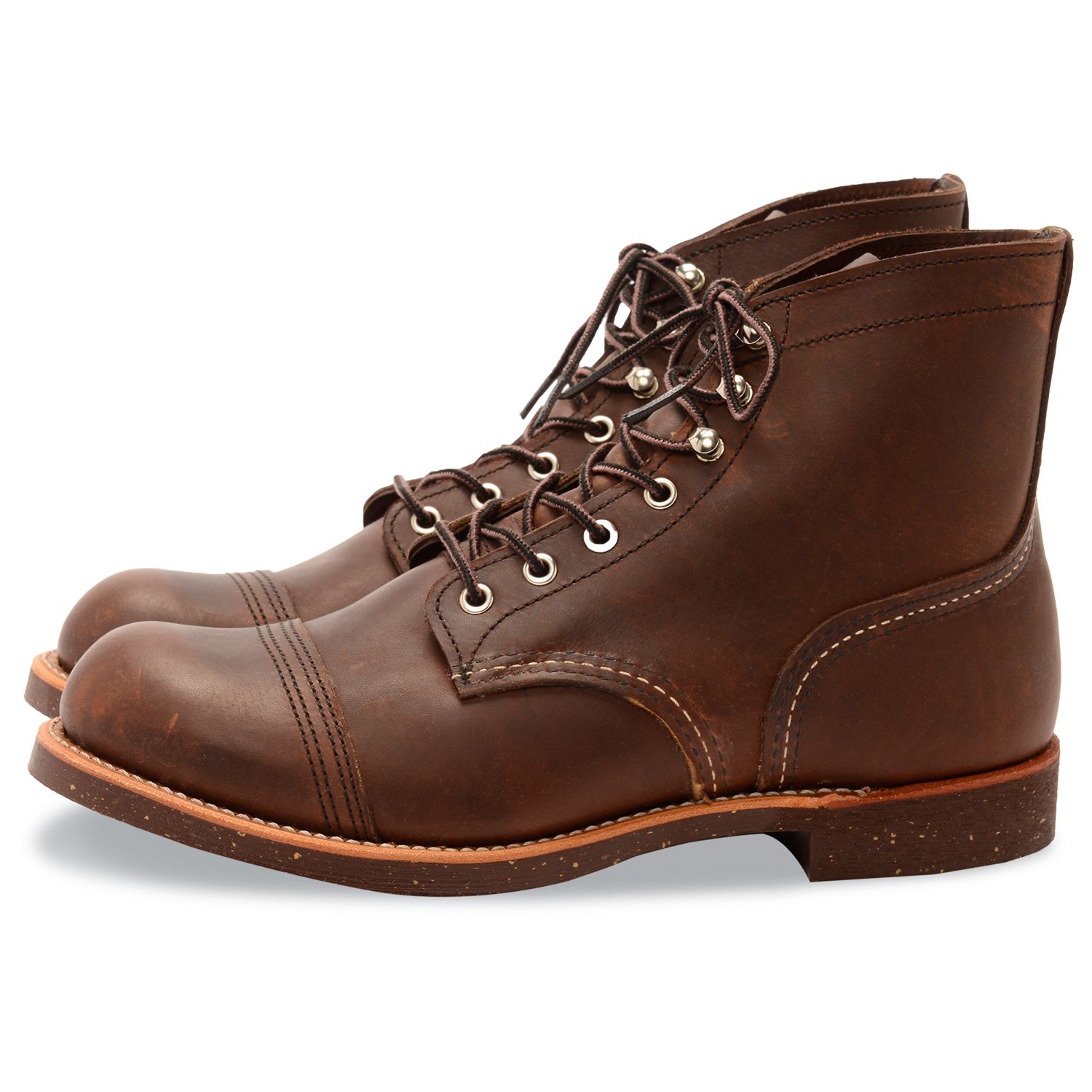Red Wing 8111 Iron Ranger Boots, Amber Harness