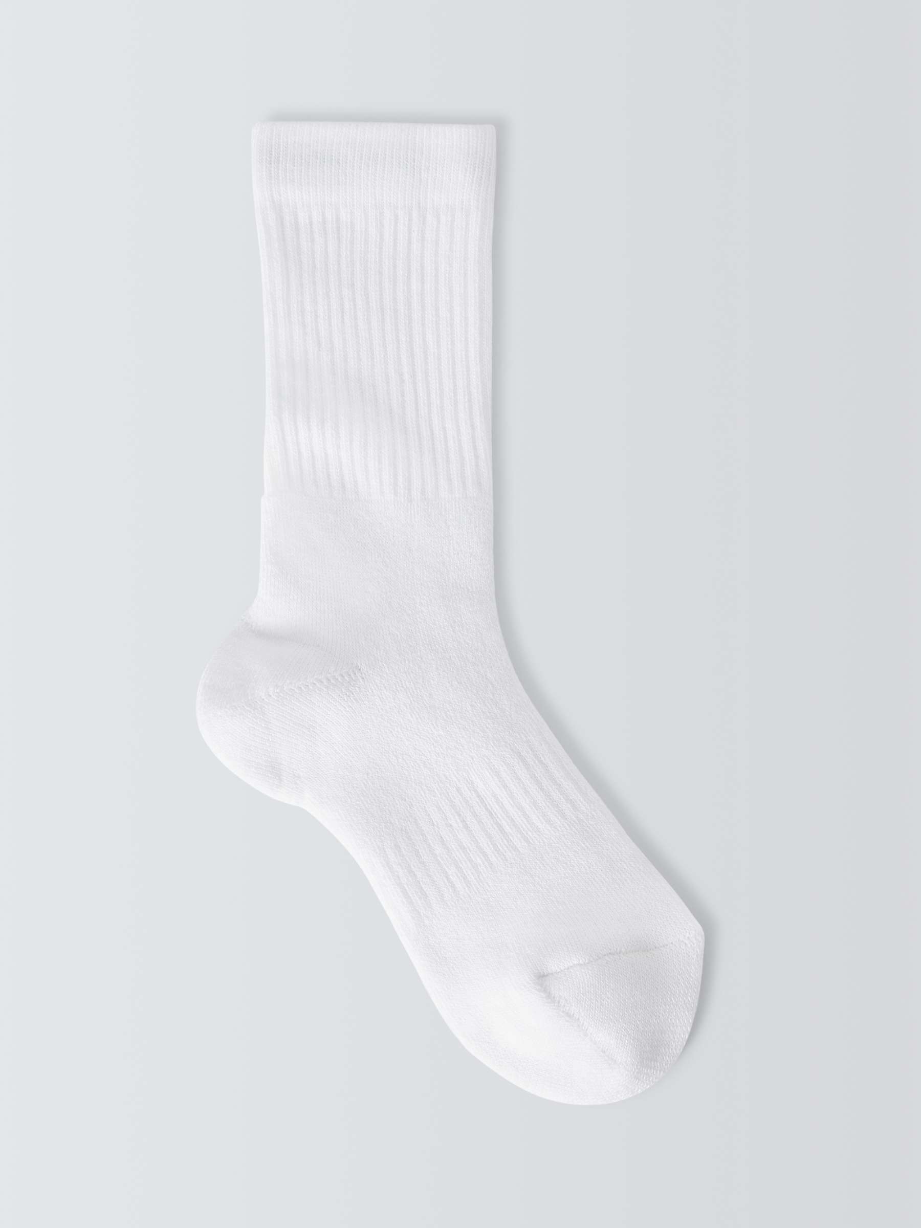 Buy John Lewis ANYDAY Kids' Sports Socks, Pack of 2, White Online at johnlewis.com