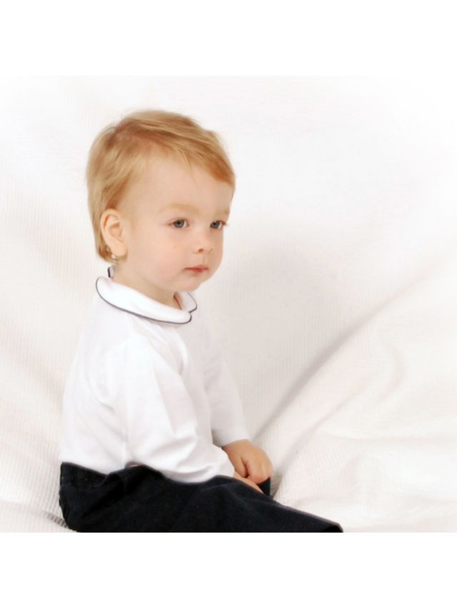 Peter pan collar sale vest baby boy