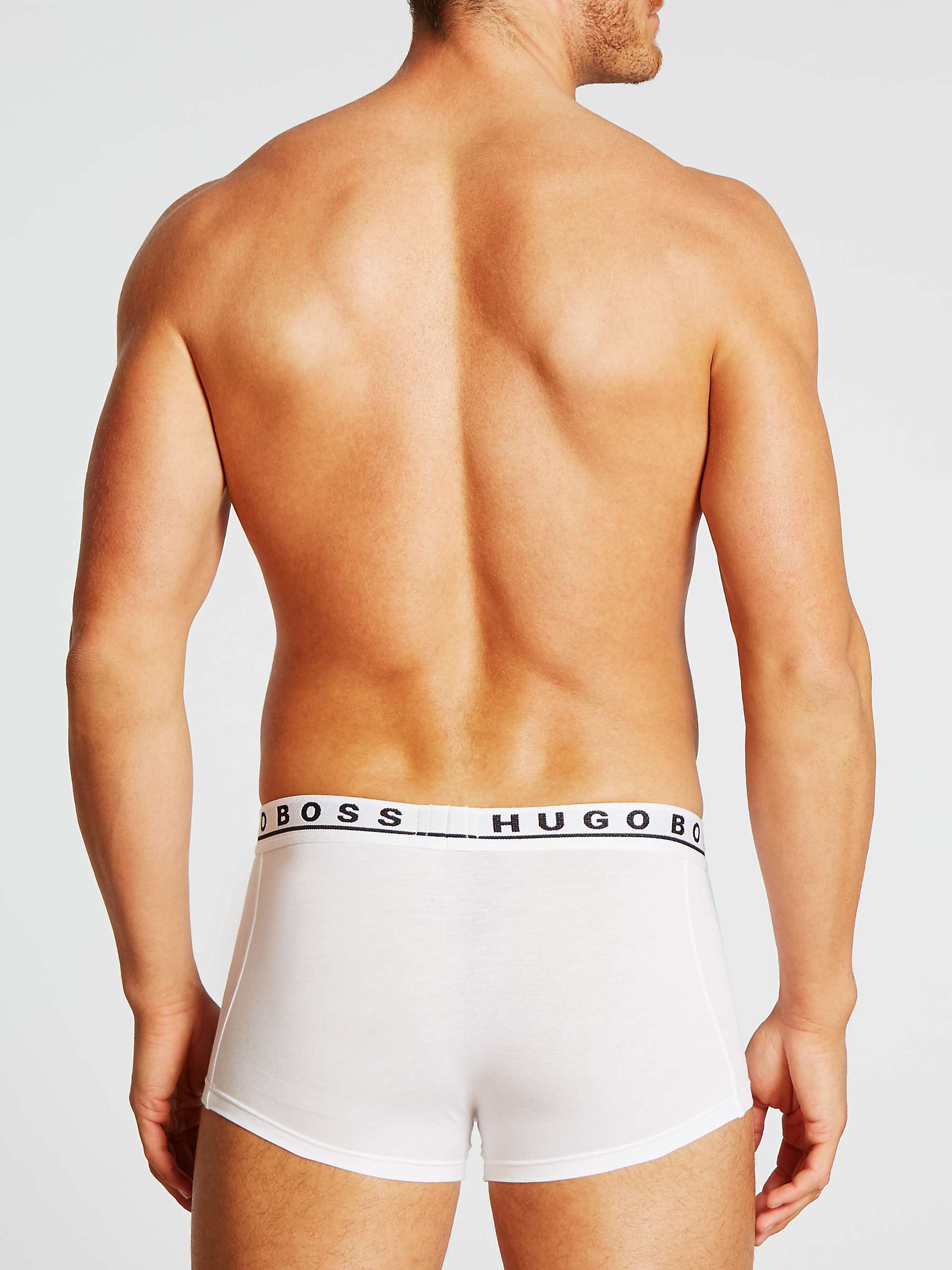 Buy BOSS Stretch Cotton Trunks, Pack of 3 Online at johnlewis.com