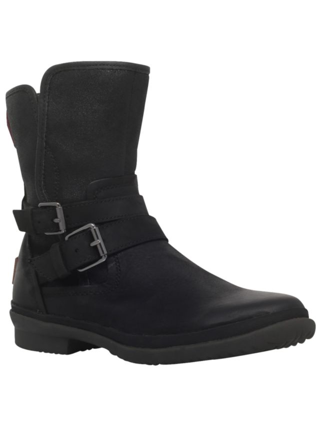 UGG Simmens Biker Ankle Boots Black 3