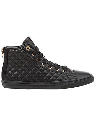 Geox New Club Quilted High Top Trainers