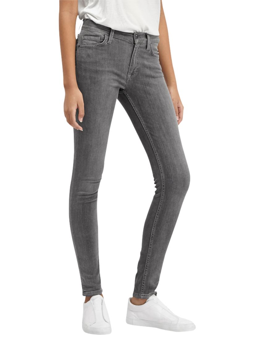 French Connection Skinny Stretch Rebound Denim Jeans, Charcoal at John ...