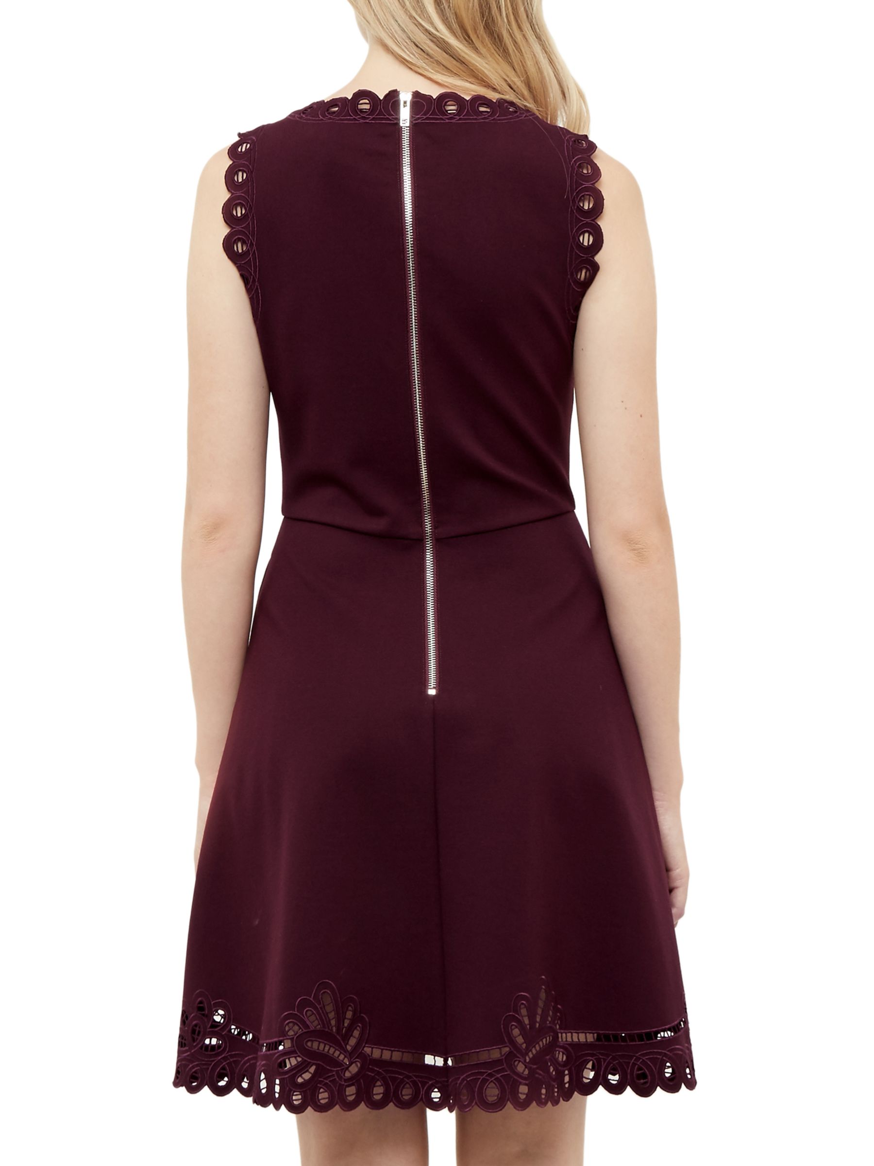 ted baker embroidered dress
