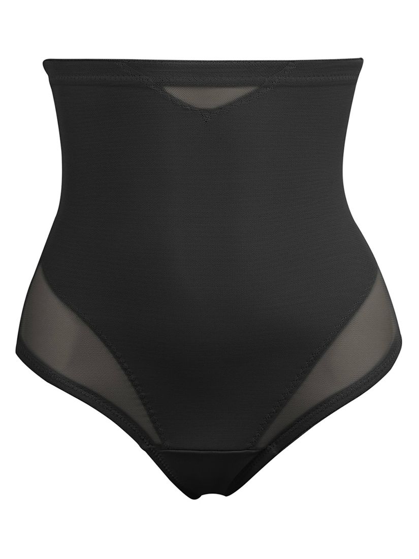 Miraclesuit Firm Control High Waist Shaper Thong, Black at John Lewis ...