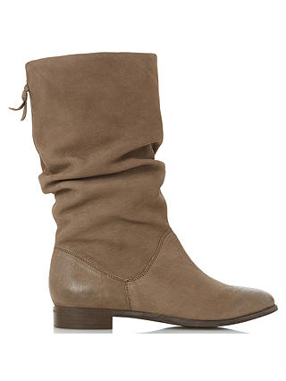 Dune Rosalind Ruched Calf Boots