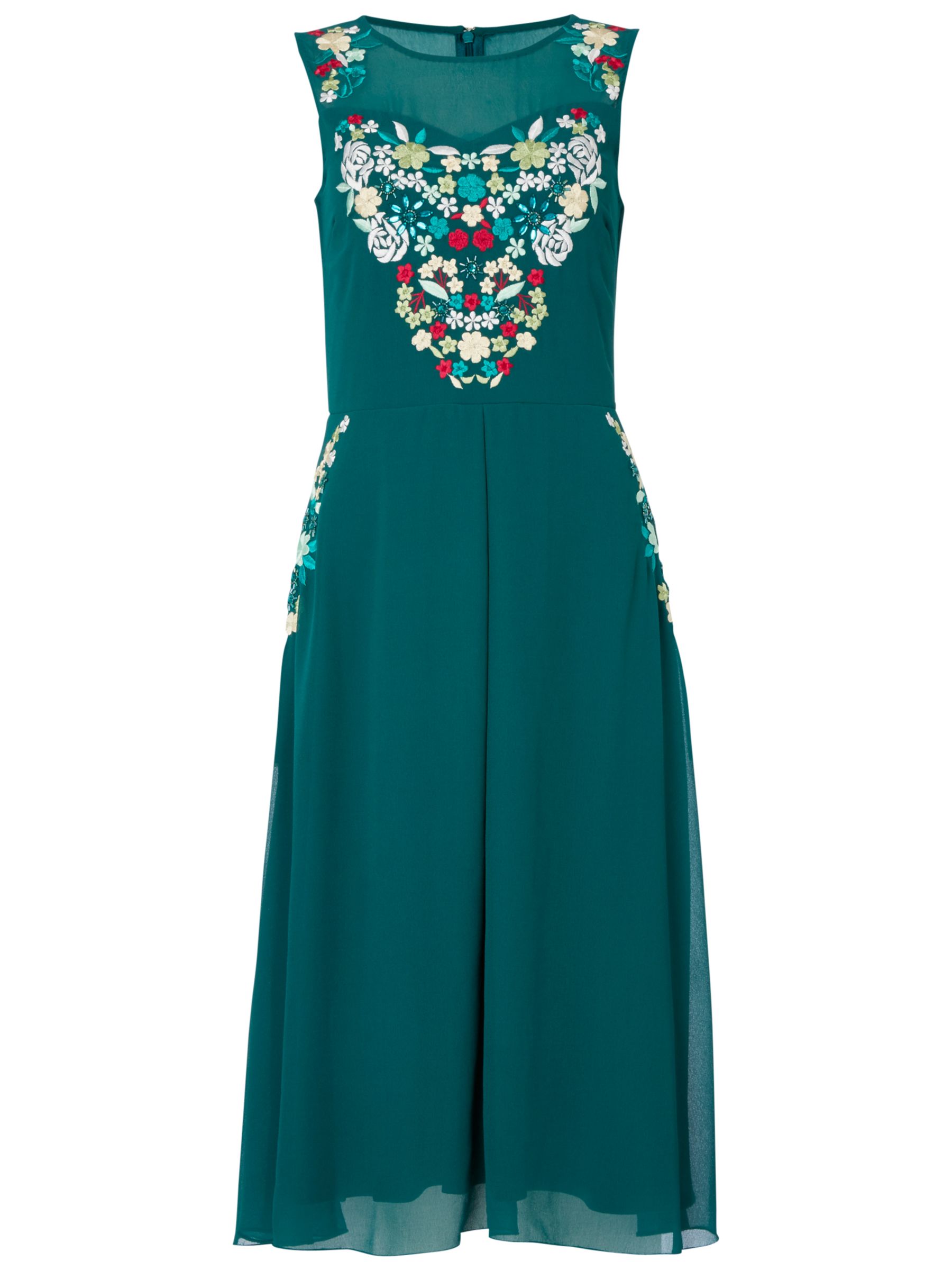 Raishma Floral Dress, Green