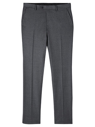 Jigsaw Italian Flannel Slim Fit Suit Trousers, Grey