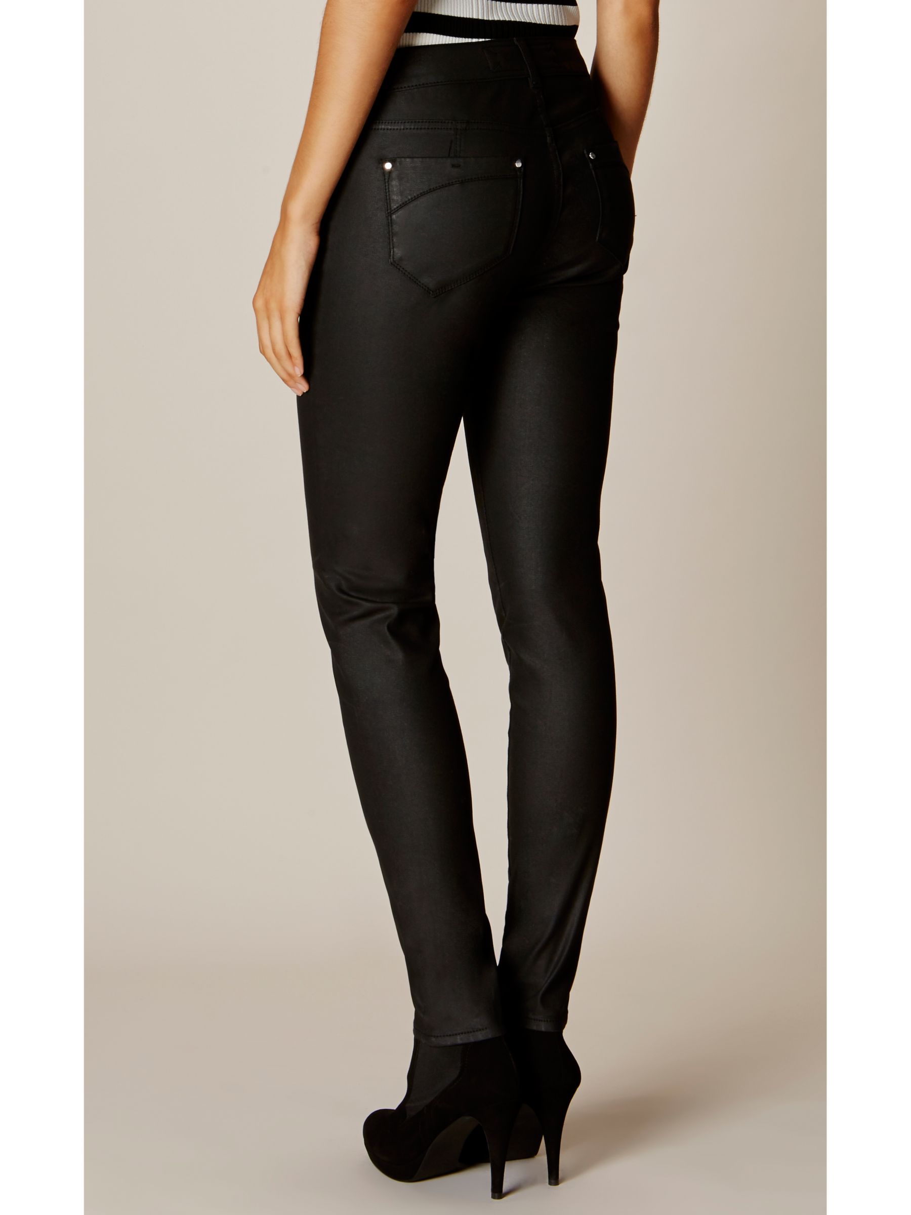 karen millen coated jeans