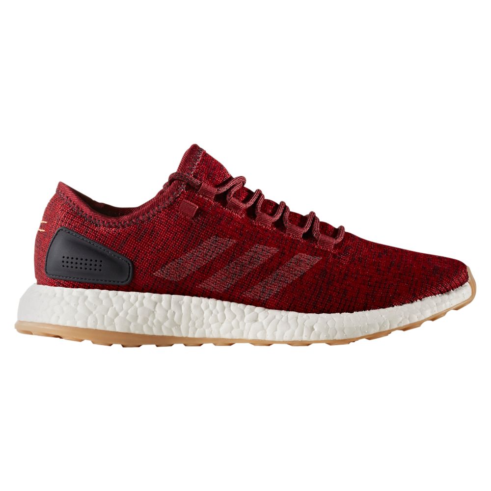 Adidas Pure Boost Men's Running Shoes, Burgundy