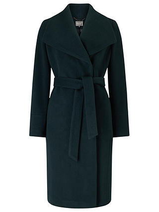 Phase Eight Nicci Belted Coat, Dark Forest