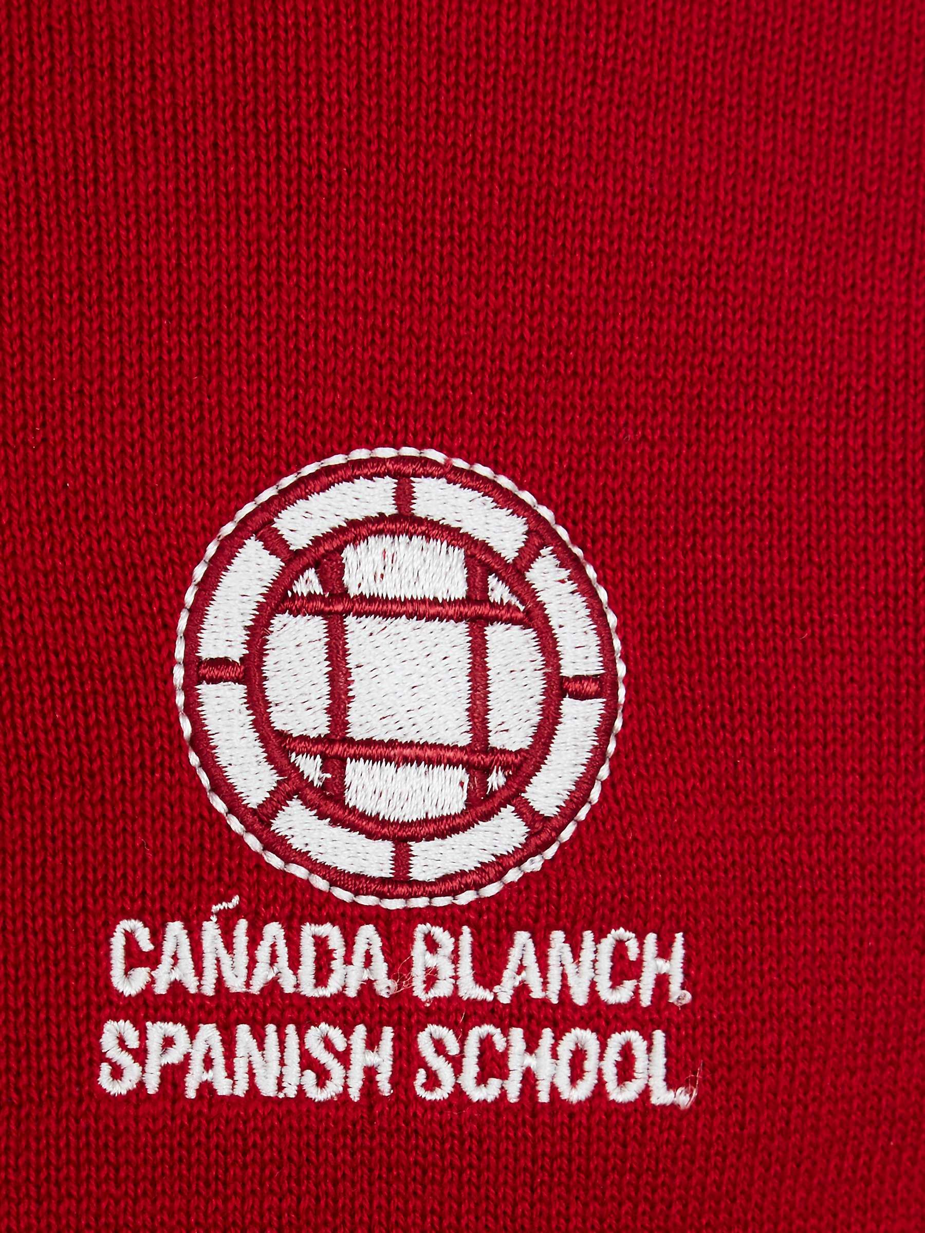 Buy Instituto Español Vicente Cañada Blanch School Cardigan, Red Online at johnlewis.com